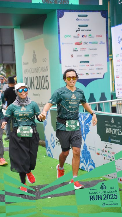 Race photo from Mangkunegaran Run 2025