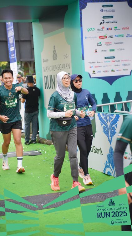 Race photo from Mangkunegaran Run 2025