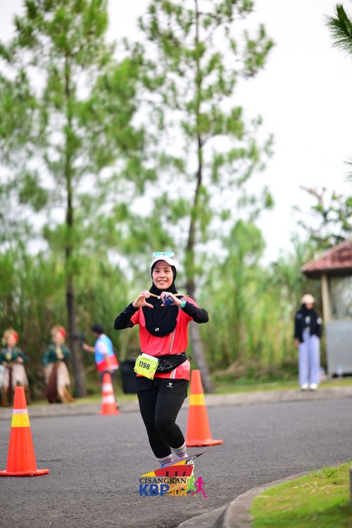 Race photo from CISANGKAN KBP CITY RUN 2025