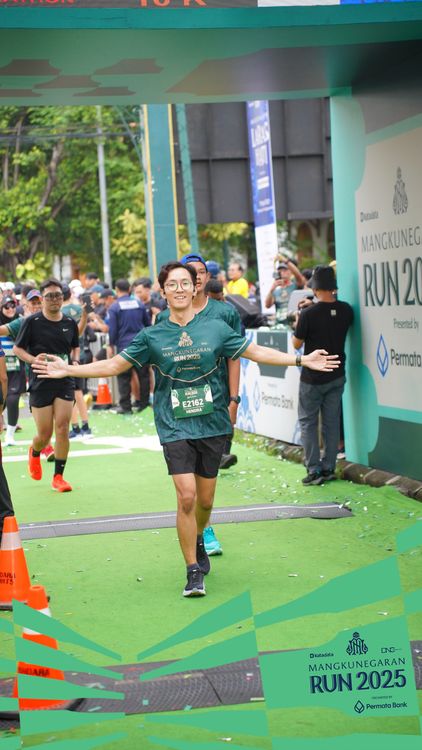 Race photo from Mangkunegaran Run 2025