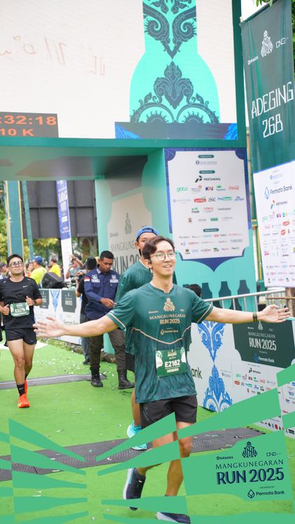 Race photo from Mangkunegaran Run 2025