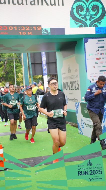 Race photo from Mangkunegaran Run 2025