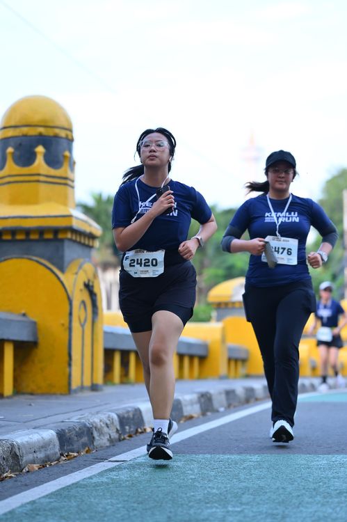 Race photo from KEMLU RUN 2025