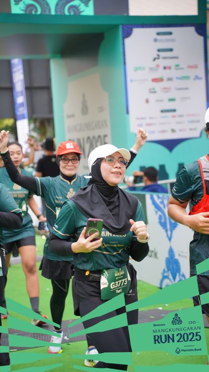 Race photo from Mangkunegaran Run 2025