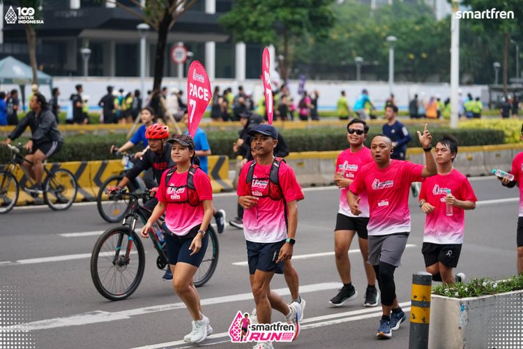 Race photo from Smartfren Run 2025 Vibes