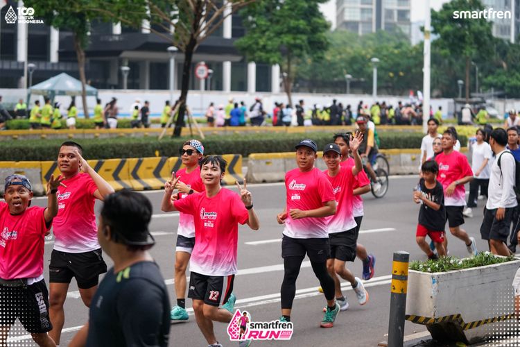 Race photo from Smartfren Run 2025 Vibes