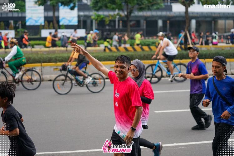 Race photo from Smartfren Run 2025 Vibes