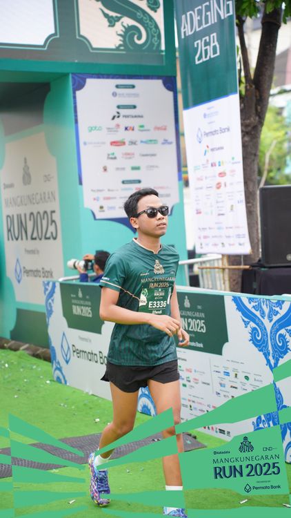 Race photo from Mangkunegaran Run 2025