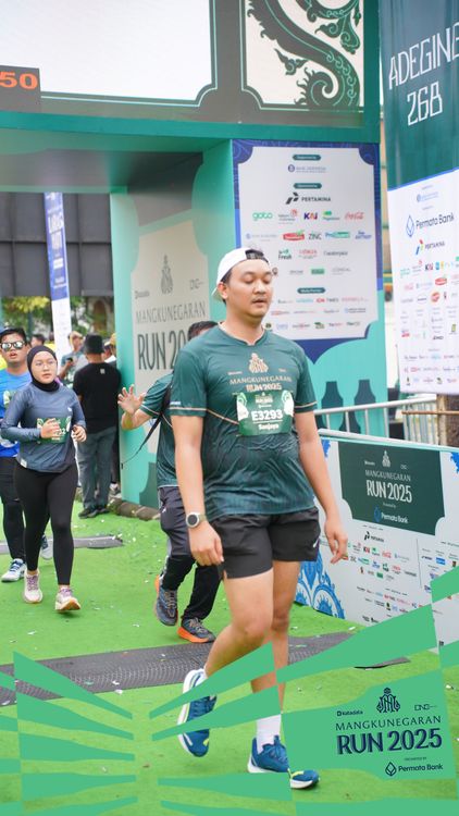 Race photo from Mangkunegaran Run 2025