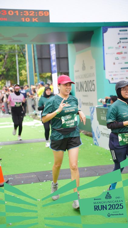 Race photo from Mangkunegaran Run 2025