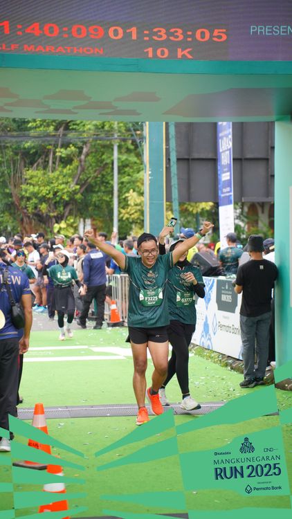 Race photo from Mangkunegaran Run 2025