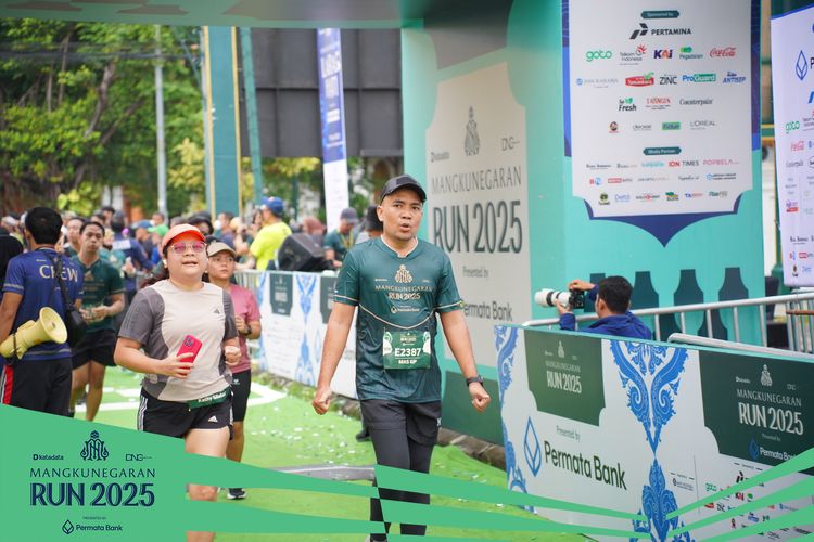 Race photo from Mangkunegaran Run 2025