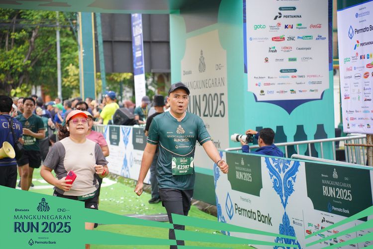 Race photo from Mangkunegaran Run 2025