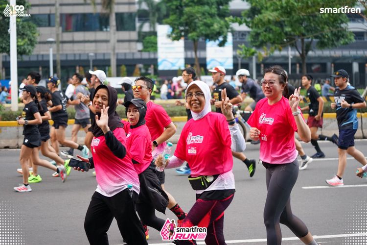Race photo from Smartfren Run 2025 Vibes