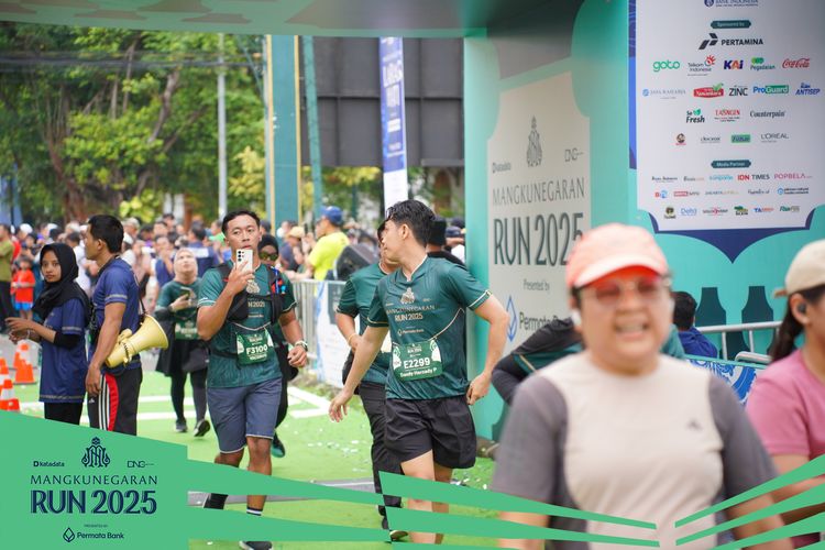 Race photo from Mangkunegaran Run 2025