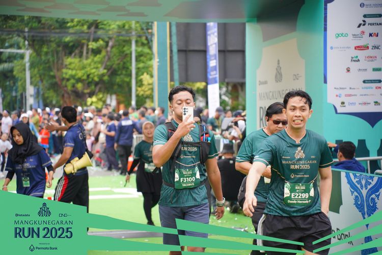Race photo from Mangkunegaran Run 2025