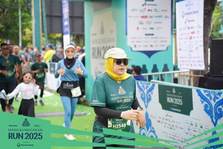 Race photo from Mangkunegaran Run 2025