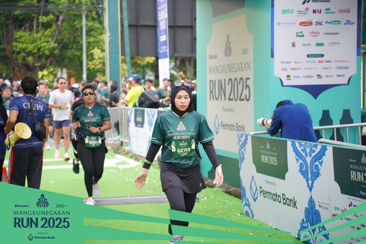 Race photo from Mangkunegaran Run 2025