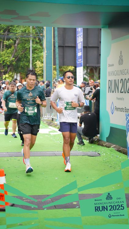 Race photo from Mangkunegaran Run 2025