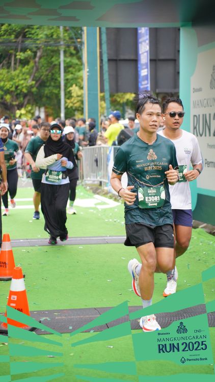 Race photo from Mangkunegaran Run 2025