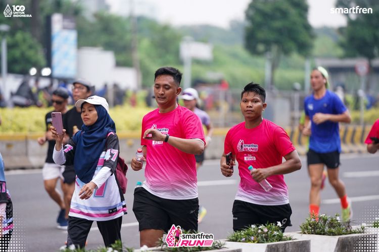 Race photo from Smartfren Run 2025 Vibes