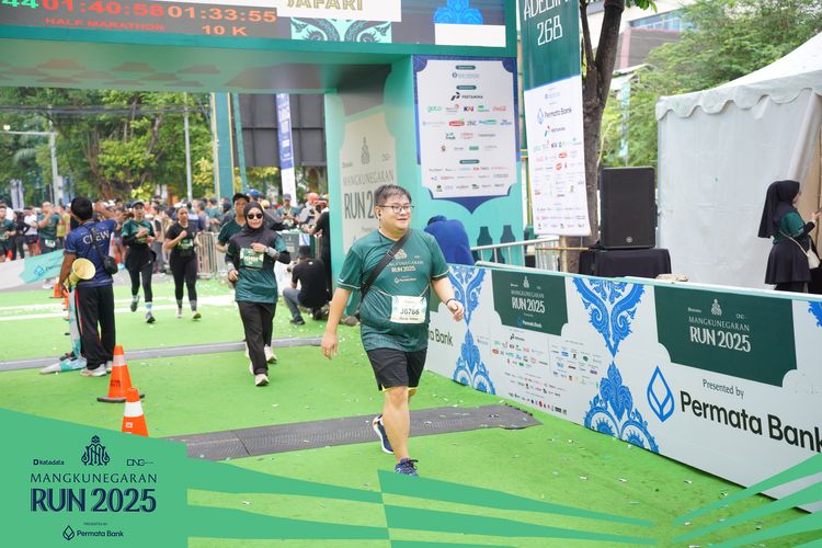 Race photo from Mangkunegaran Run 2025