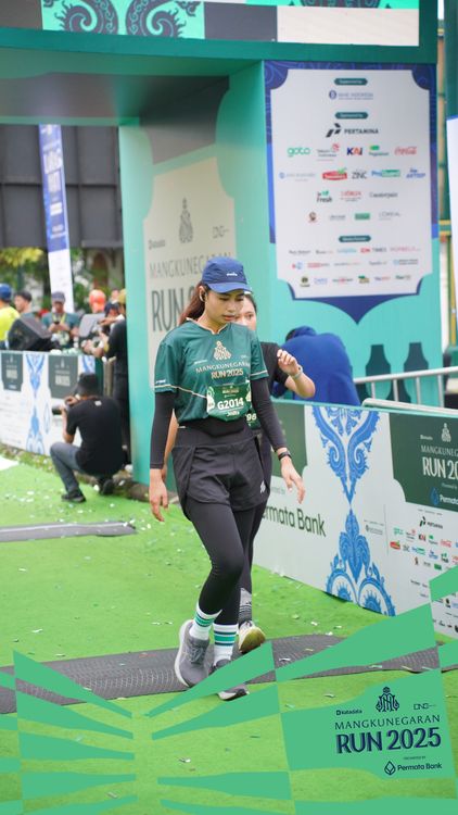 Race photo from Mangkunegaran Run 2025