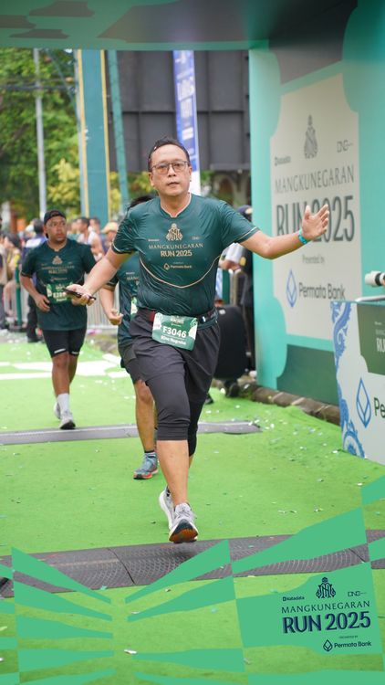 Race photo from Mangkunegaran Run 2025