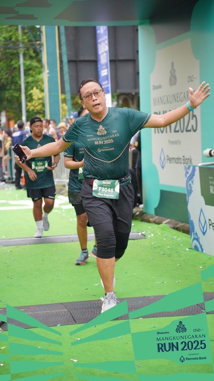 Race photo from Mangkunegaran Run 2025
