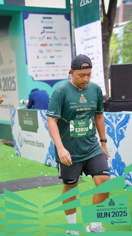 Race photo from Mangkunegaran Run 2025