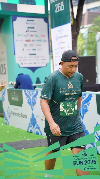 Race photo from Mangkunegaran Run 2025