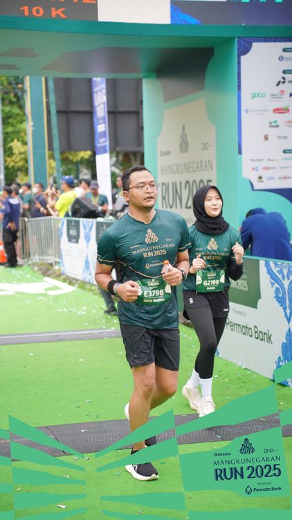 Race photo from Mangkunegaran Run 2025