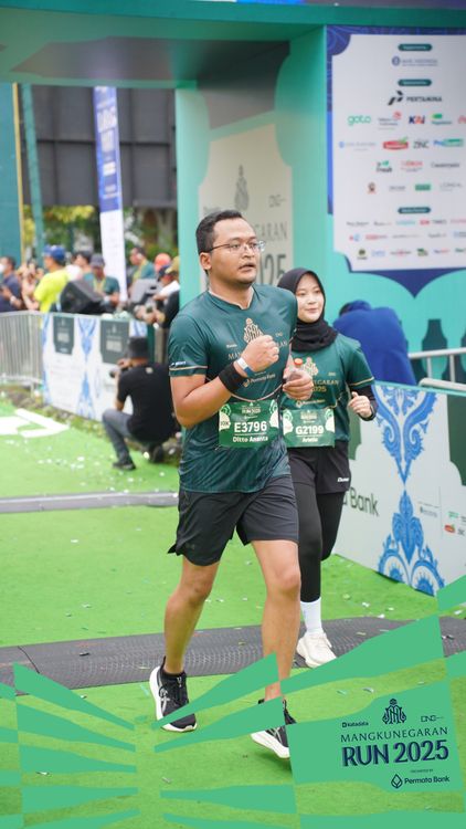 Race photo from Mangkunegaran Run 2025