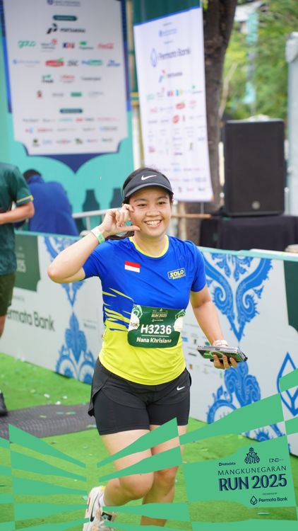 Race photo from Mangkunegaran Run 2025