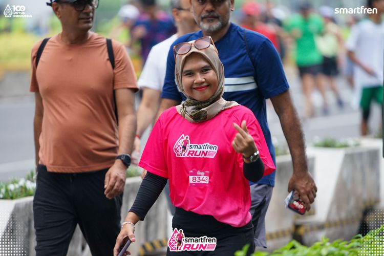 Race photo from Smartfren Run 2025 Vibes