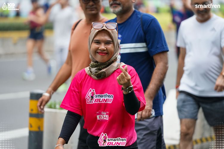 Race photo from Smartfren Run 2025 Vibes