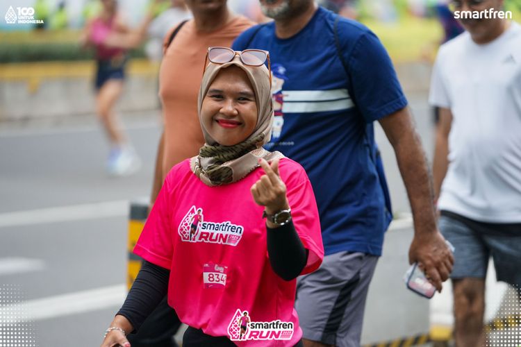 Race photo from Smartfren Run 2025 Vibes