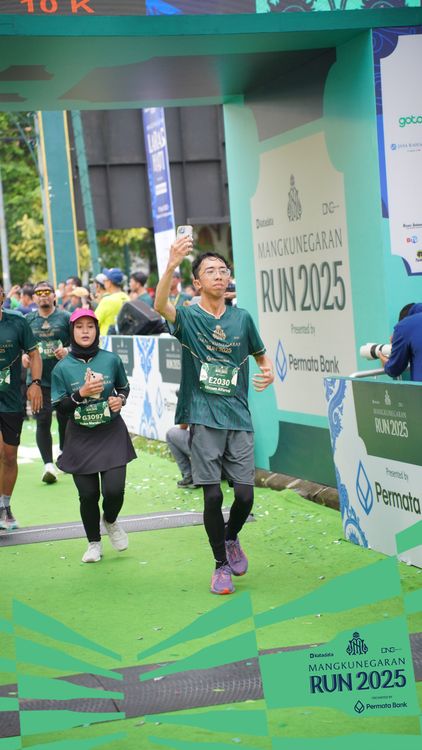 Race photo from Mangkunegaran Run 2025