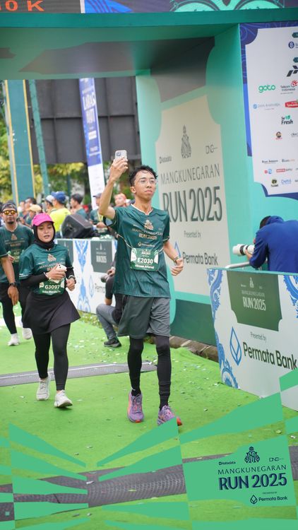 Race photo from Mangkunegaran Run 2025