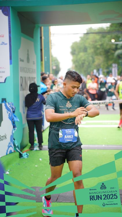 Race photo from Mangkunegaran Run 2025