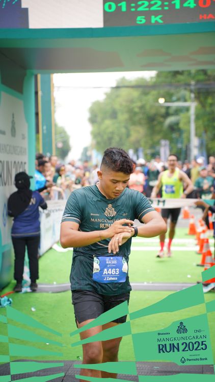 Race photo from Mangkunegaran Run 2025