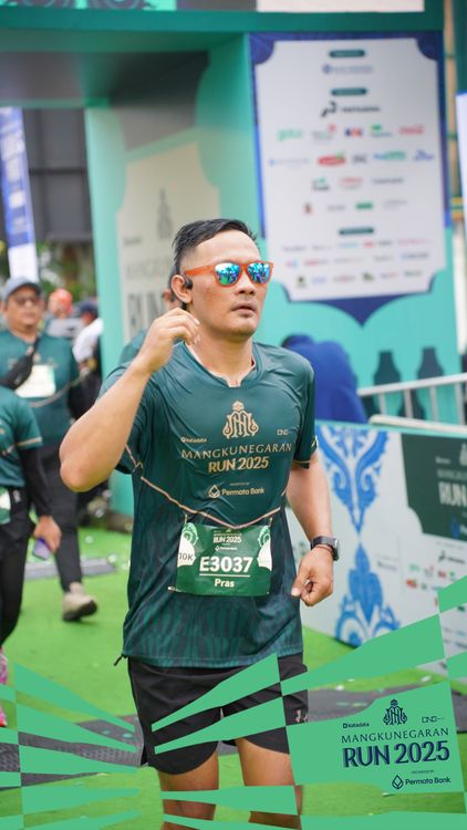 Race photo from Mangkunegaran Run 2025