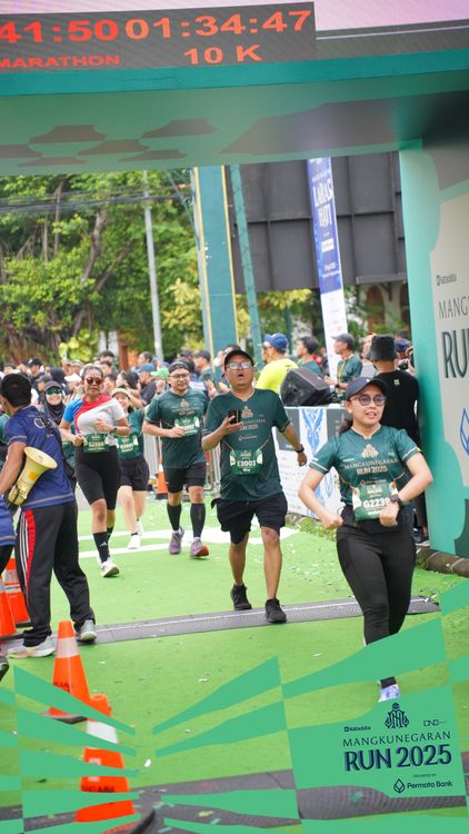 Race photo from Mangkunegaran Run 2025