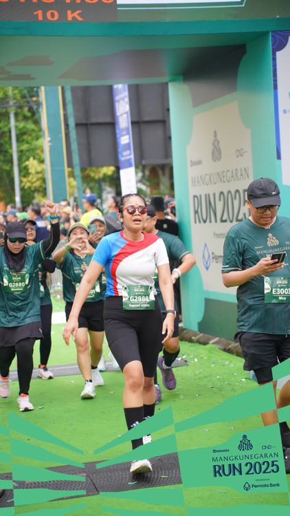 Race photo from Mangkunegaran Run 2025