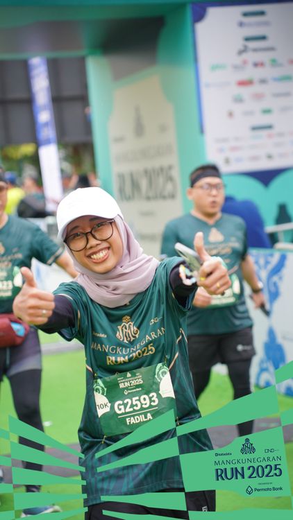 Race photo from Mangkunegaran Run 2025