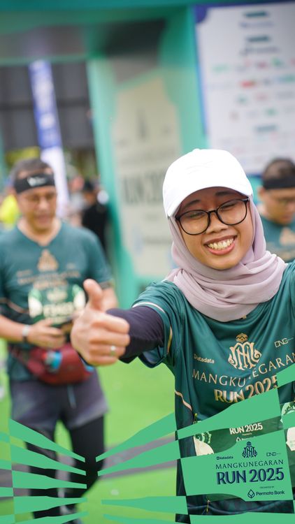 Race photo from Mangkunegaran Run 2025