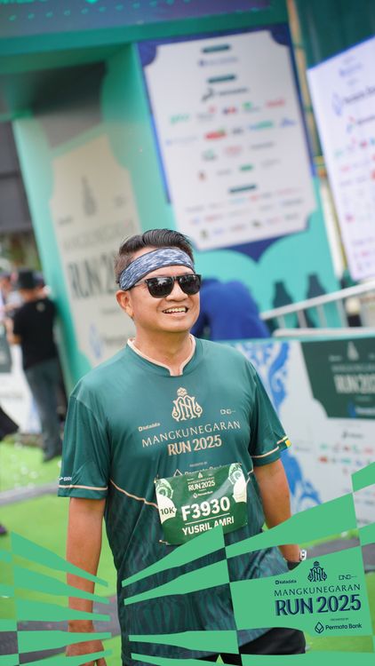 Race photo from Mangkunegaran Run 2025