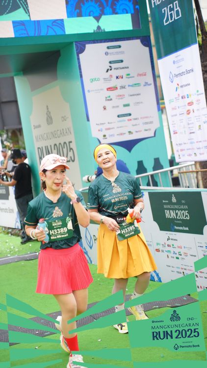 Race photo from Mangkunegaran Run 2025
