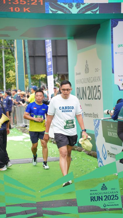 Race photo from Mangkunegaran Run 2025