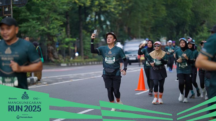 Race photo from Mangkunegaran Run 2025